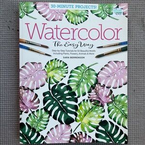 Watercolor Easy Guide step by step book